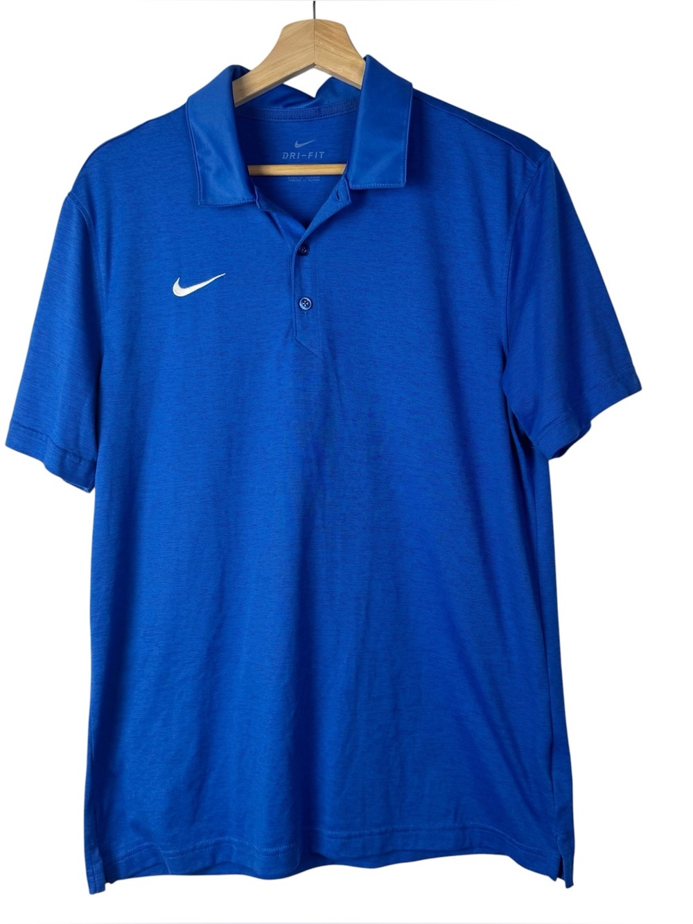 Nike Dri-Fit Royal Blue Golf Short Sleeve Polo M